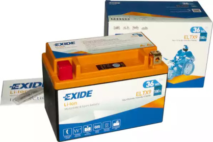 Аккумулятор EXIDE Li-ion EXIDE ELTX9 — фото 2