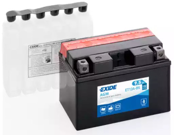 Аккумулятор EXIDE AGM EXIDE ET12A-BS