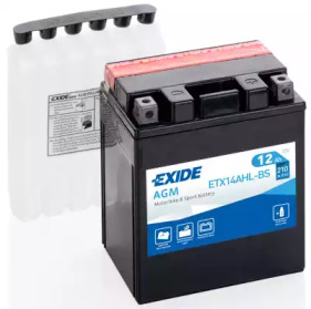 Аккумулятор EXIDE AGM EXIDE ETX14AHL-BS