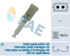Вимикач стоп-сигналу FAE 24560