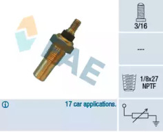 Датчик температури охолоджувальної рідини FAE 32040