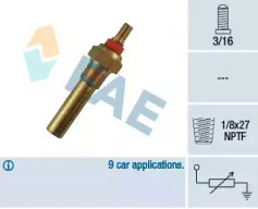 Датчик температури охолоджувальної рідини FAE 32300