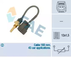 Датчик температури охолоджувальної рідини FAE 32425
