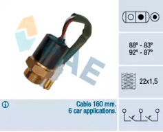 Датчик вмикання вентилятора FAE 37890
