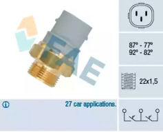 Датчик вмикання вентилятора FAE 38160