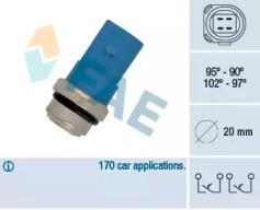 Датчик вмикання вентилятора FAE 38391