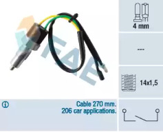 Перемикач заднього ходу FAE 40580