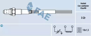 Датчик кисню FAE 77003