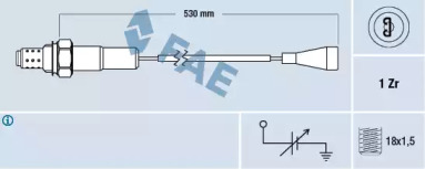Датчик кисню FAE 77100