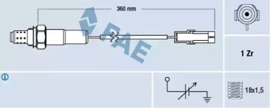 Датчик кисню FAE 77101