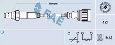 Датчик кисню FAE 77175