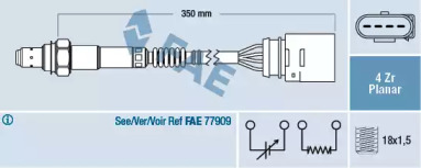 Датчик кисню FAE 77201
