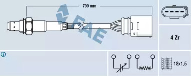 Датчик кисню FAE 77205