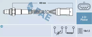 Датчик кисню FAE 77206