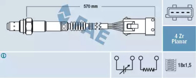Датчик кисню FAE 77240