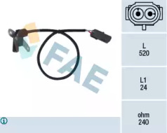 Датчик положення колінчастого вала FAE 79024