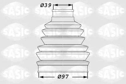 Комплект пильовика приводного валу SASIC 1900005