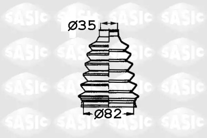 Ремонтний комплект пильника шруса с елементами монтажу SASIC 2933313