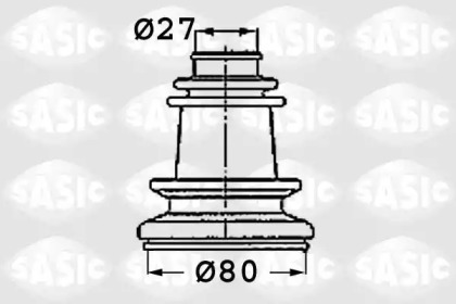 Ремонтний комплект пильника шруса с елементами монтажу SASIC 4003409