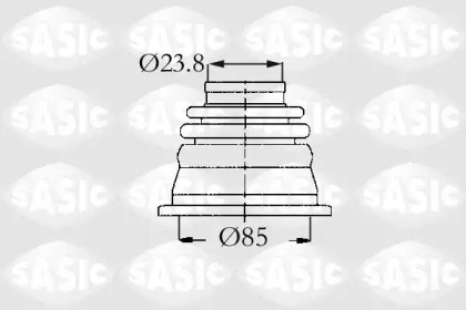Ремонтний комплект пильника шруса з елементами монтажу SASIC 4003419