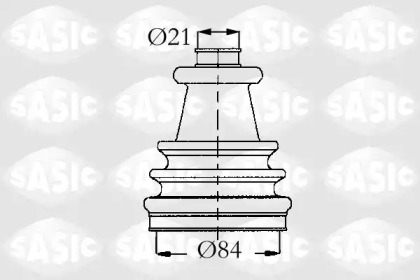 Ремонтний комплект пильника шруса з елементами монтажу SASIC 4003426