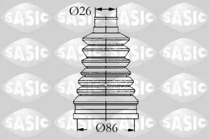 Ремонтний комплект пильника шруса с елементами монтажу SASIC 4003440