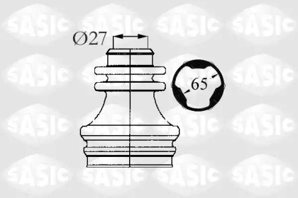 Ремонтний комплект пильника шруса с елементами монтажу SASIC 4003472