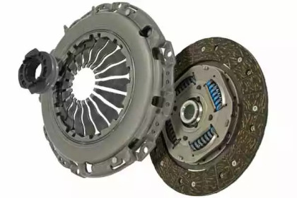 Комплект зчеплення VW Caddy 1.9 TDI/ T4 2.5D 90-06 (d=228mm) (+вижимний) KAWE 957491
