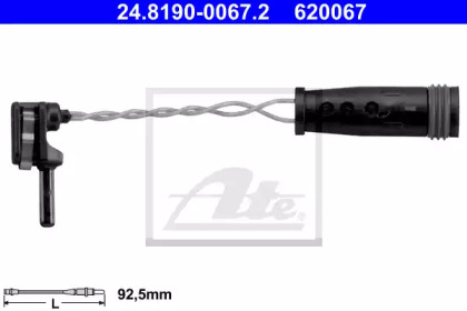 Датчик зношування колодок ATE 24.8190-0067.2