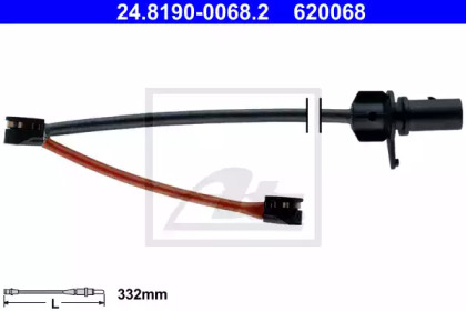 Датчик зношування колодок ATE 24.8190-0068.2