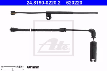 Датчик зношування колодок ATE 24.8190-0220.2