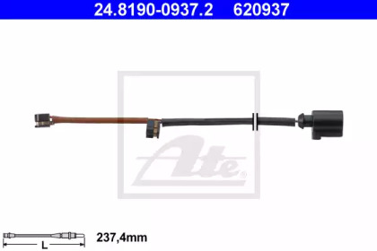 Датчик зношування колодок ATE 24.8190-0937.2