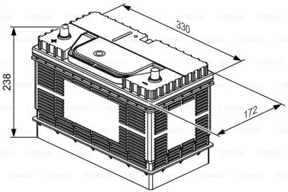 Аккумулятор T3 Bosch 0 092 L40 340