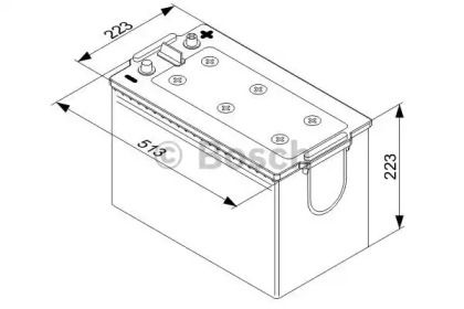 Акумуляторна батарея Bosch 0092T50770