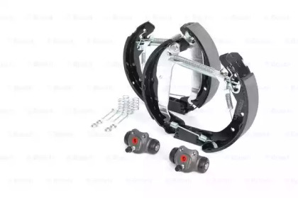 Колодки гальмівні (задні) Opel Astra F/G/Vectra B 91-09 (барабанні) (230x42)(+циліндри) Bosch 0 204 114 642