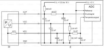 Датчик тиску наддува Fiat Doblo 1.3D/JTD/1.9D/JTD 01- Bosch 0 261 230 280