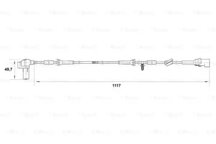Датчик ABS Bosch 0265006458