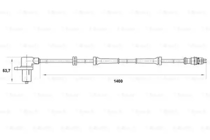 Датчик ABS Bosch 0265006673