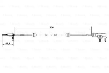 Датчик ABS Bosch 0265007637