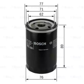BOSCH МАСТИЛЬНИЙ ФІЛЬТР шт. 0986452044