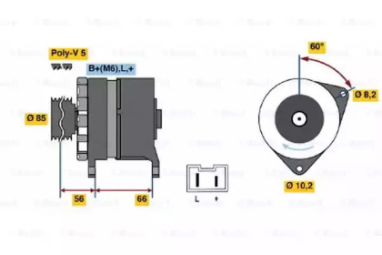 Генератор Bosch 0 986 034 871