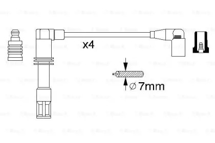 Комплект проводів зажигания Bosch 0986356308