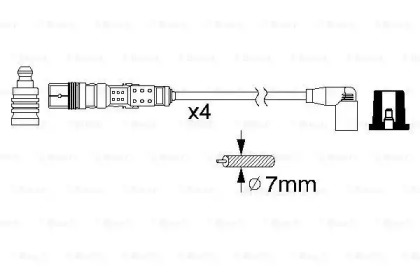 Комплект проводів зажигания Bosch 0986356312