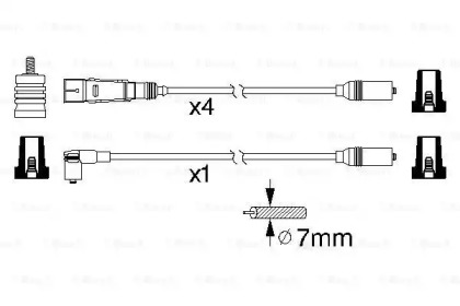 Комплект электропроводки Bosch 0986356317