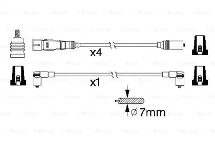 Комплект проводів зажигания Bosch 0986356338
