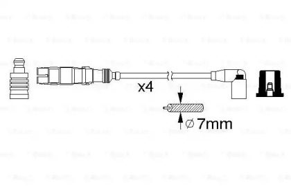 Комплект проводів зажигания Bosch 0986356359