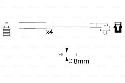 Комплект электропроводки Bosch 0986356700