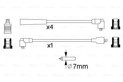 Комплект электропроводки Bosch 0 986 356 984