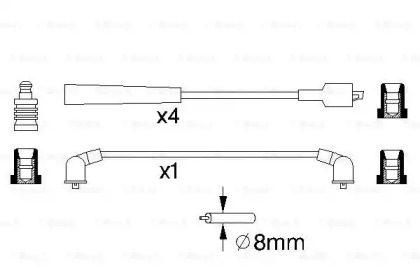 Комплект электропроводки Bosch 0 986 357 129