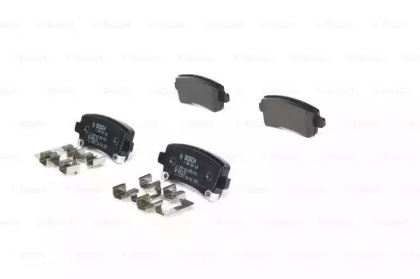 Комплект гальмівних колодок з 4 шт. дисків Bosch 0986424124